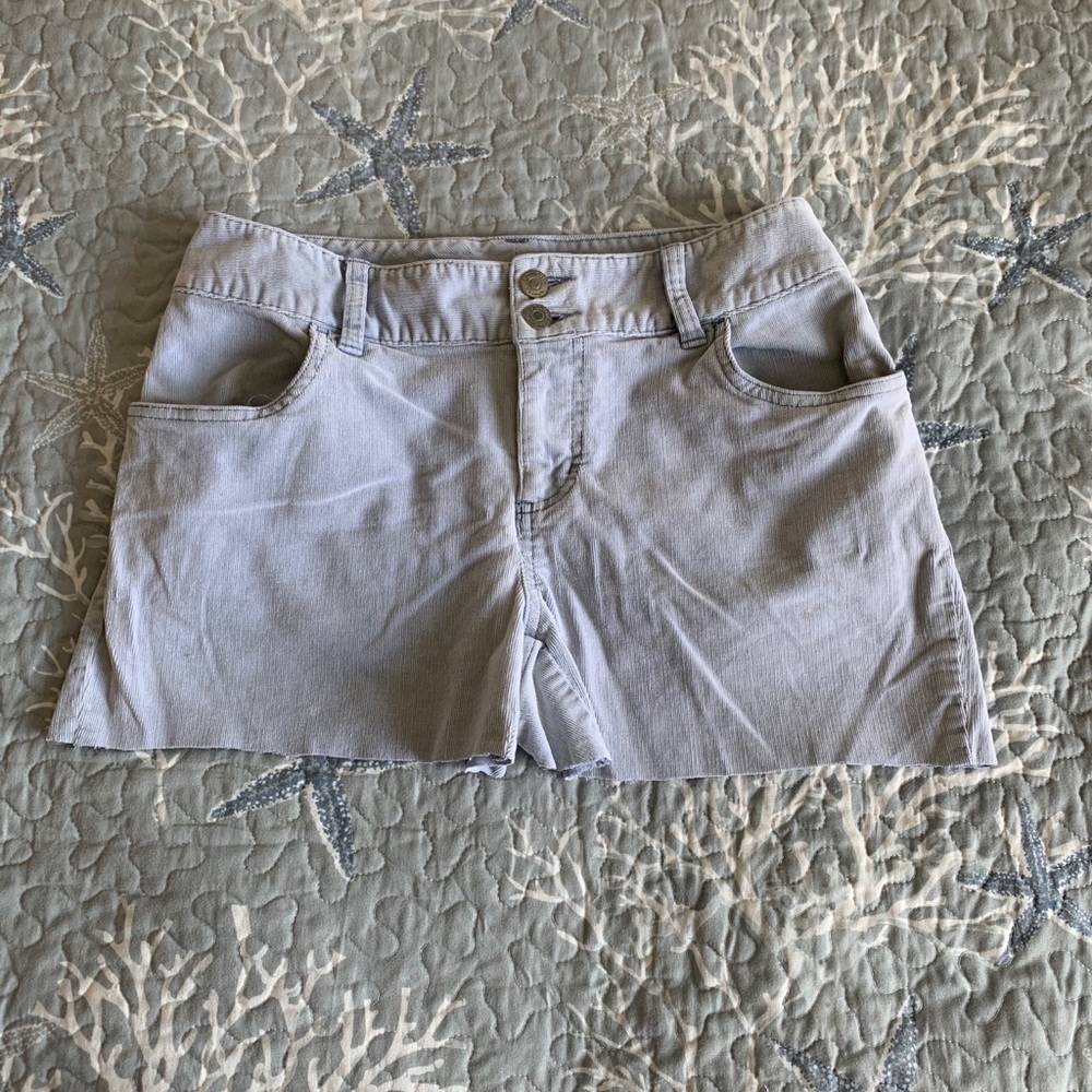 🥳baby blue sonoma corduroy shorts